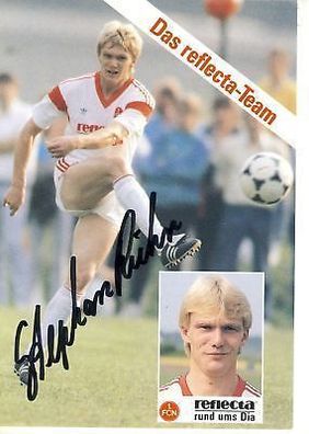Stefan Kuhn 1. FC Nürnberg 1988-89 Autogrammkarte + A 64411