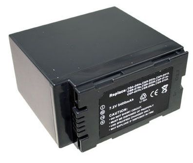 Ersatzakku - B20540 - Panasonic CGA-D54S - 7,4 Volt 5400mAh Li-Ion