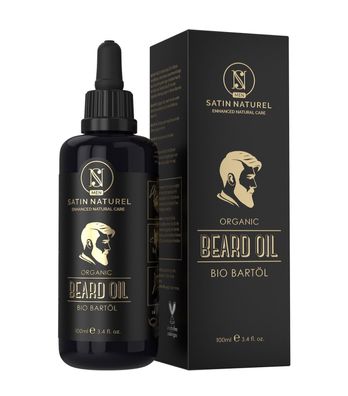 BIO Bartöl Vegan 100ml Intensive Bartpflege - Bart Öl mit Einzigartigem Duft