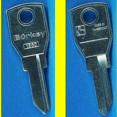 Schlüsselrohling Börkey 1560 für verschiedene AGA / Briefkästen, Möbelzylinder +