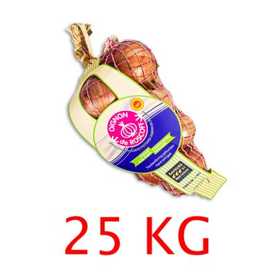 Food-United Roscoff Edel-Zwiebeln rose mild 25 kg Premium Qualität