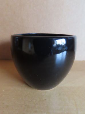 Übertopf Teelichthalter kleines Schälchen schwarz ca. 6,5 cm hoch Valentino