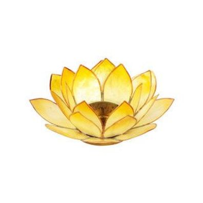 Teelichthalter Lotus Solarplexus