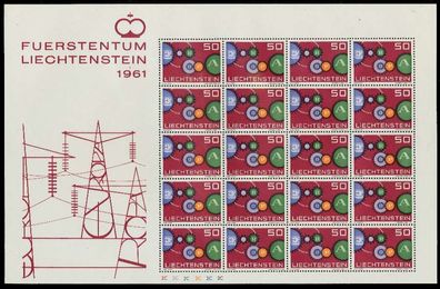 Liechtenstein BLOCK Kleinbogen Nr 414I BO2C postfrisch X1D7C92