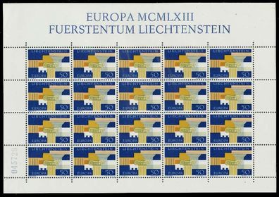 Liechtenstein BLOCK Kleinbogen Nr 431 postfrisch KLEINB X1D7CA6