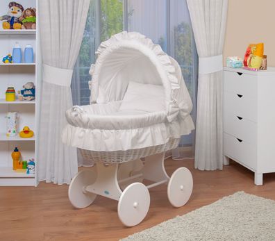 Baby & Kind Babyartikel Baby WALDIN Baby Stubenwagen-Set mit Ausstattung, & Kindermöbel Babybetten Wiegen 