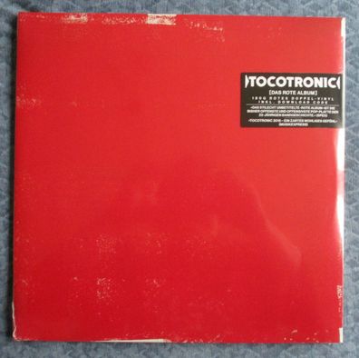 Tocotronic Das rote Album Vinyl DoLP farbig