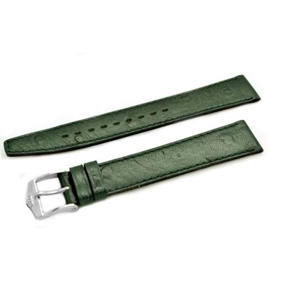 FORTIS - Ersatzband, Wechselband Leder grün, Stegbreite 16mm