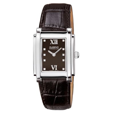 DUGENA Premium Damen Armbanduhr Tenero Stone 7000257, Saphirglas