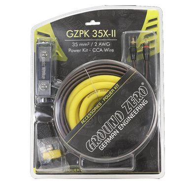 Ground Zero GZPK35X-II 35mm² Kabelset Anschlußset Verstärker Endstufen Subwoofer