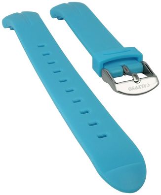 Calypso Uhrenarmband | Kunststoff blau glatt weich Modell K5727/4