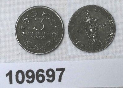alte Spielgeld Münze 3 Mark Jahrtausendfeier der Rheinlande 1925 A