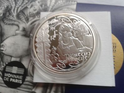 10 euro 2015 PP Frankreich 22,2g Silber Tristan und Isolde
