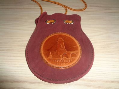 Brustbeutel aus Wildleder - Souvenier Kyffhäuser Denkmal