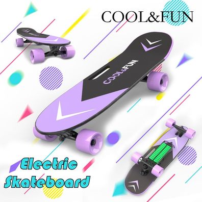 Elektro Skateboard E Skateboard Elektrisches Longboard Funkfernbedienung Orange, 