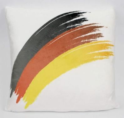Kissen Deutschland mit gebogener Flagge