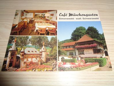 Ansichtskarte, Postkarte-Cafe Märchengarten, Simonswald südl. Schwarzwald