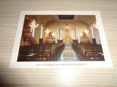 Ansichtskarte, Postkarte-Kath. Pfarrkirche Liebfrauen Waldshut