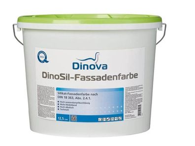 Dinova Dinosil Fassadenfarbe 1 Liter weiß