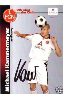 Michael Kammermeyer 1 FC Nürnberg 2008-09 Autogrammkarte + A 64655