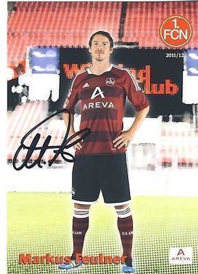 Markus Feulner 1. FC Nürnberg 2011-12 Autogrammkarte + A 64709
