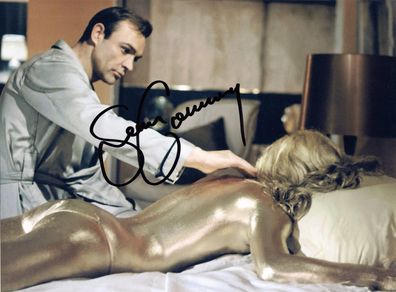 Original Autogramm SEAN Connery James Bond 007 - Goldfinger (COA) † 31.10.2020