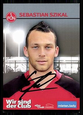 Sebastian Szikal 1. FC Nürnberg 2006-07 Autogrammkarte + A 64616