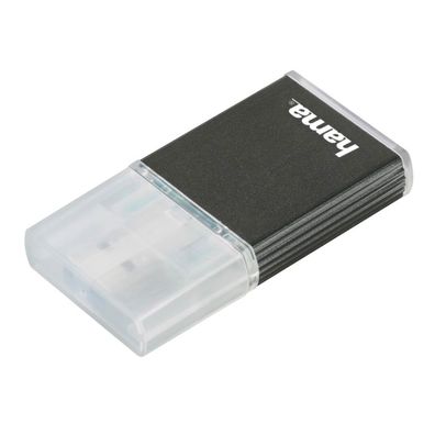 Hama USB-3.0-UHS-II-kaartlezer SD Alu Antraciet.