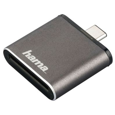 Hama USB 3.1-kaartlezer SD UHS-II USB 3.1 Type-C Grijs.