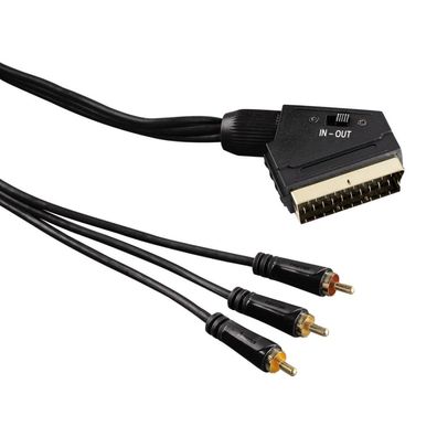 Hama Audio/ video Kabel Scart 3RCA 1.5m 3 Ster.