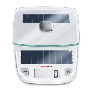 Soehnle 66183 Easy Solar Digitale Keukenweegschaal Wit.