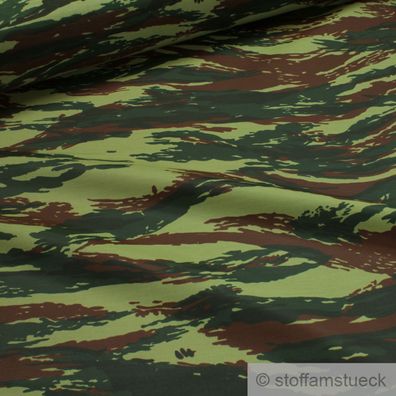 Stoff Polyester Flecktarn Tarndruck Camouflage Tarndruck wasserabweisend