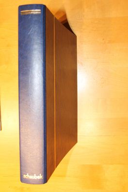 Schaubek Ringbinder "Attache", blau, mit 16 Einsteckblättern; B-Ware; bitte lesen