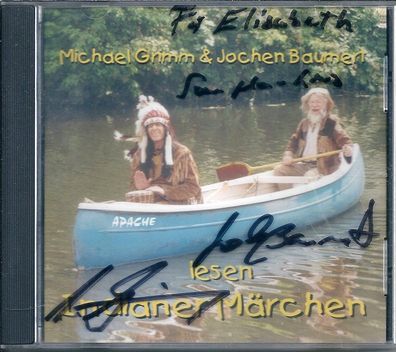 CD: Michael Grimm & Jochen Baumer lesen Indianer Märchen (signiert)