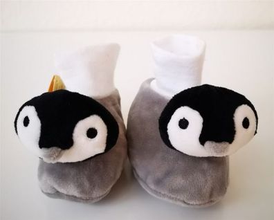 Babyschuhe Pinguin Erstlinge Socken Überschuhe Baby Plüschschuhe Unisex 0-10
