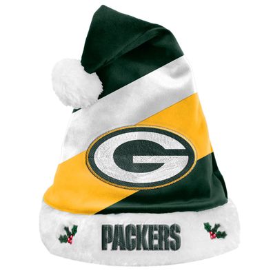 NFL Green Bay Packers Santa Claus Hat Mütze Weihnachtsmann Christmas Football