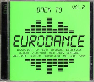 2 CDs: Back to Eurodance Vol. 2 (2013) Edel Germany 0209 183EME