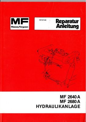 Originaler Ungebraucht Reparaturanleitung Massey Ferguson MF2640 u A 2680 A Hydraulik