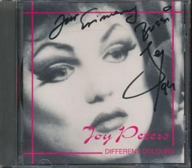 CD: Joy Peters: Different Coulours - Cover signiert (1992) Borderline - 199301