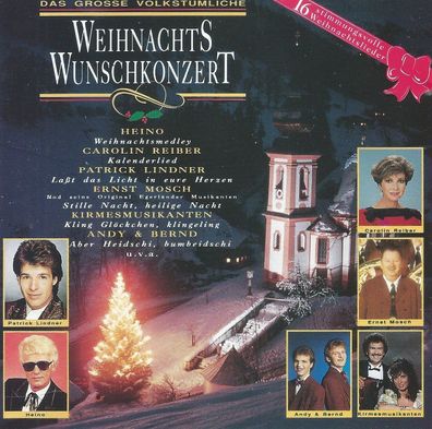CD: Das große Volkstümliche Weihnachts Wunschkonzert (1990) TELDEC 9031-72562-2