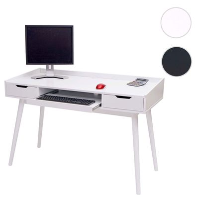 Schreibtisch HWC-A70b, Bürotisch Computertisch, MDF 120x55cm