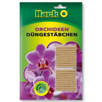HACK Orchideen Düngestäbchen 20 Stk Orchideendünger Langzeitdünger