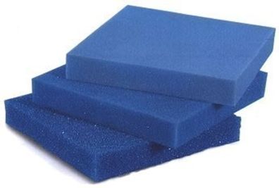 Filterschaum Filtermatte - Blau 50 x 50 x 10 cm "fein" (ppi 30)