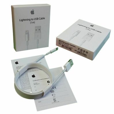 1 Meter Original Apple Lightning Ladekabel Für iPhone 11 X XS 8 7 6s 5s iPad