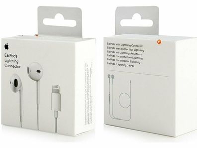 Original Apple Kopfhörer Lightning EarPods Headset iPhone X iPhone 8 iPhone 7