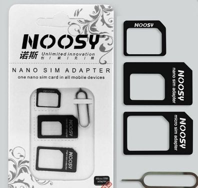 3 in 1 Nano SIM Micro SIM Standard SIM Adapter Kit für alle Smartphone