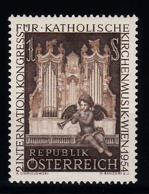 1954 Österreich, MiNr. 1008, postfrisch