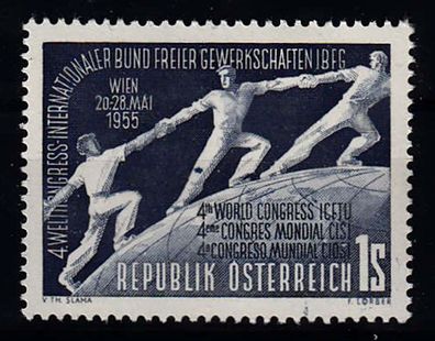 1955 Österreich, MiNr. 1018, postfrisch