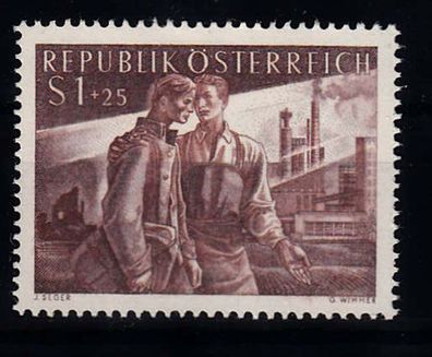 1955 Österreich, MiNr. 1019, postfrisch