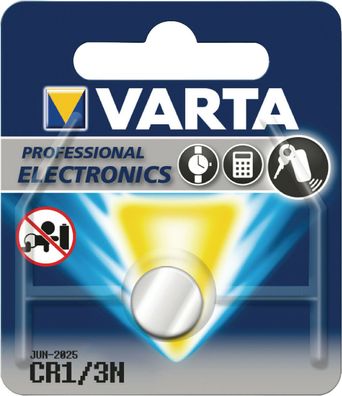 10 x VARTA CR1 / 3N Batterie Knopfzelle Mini batterie 170mAh 3V OVP